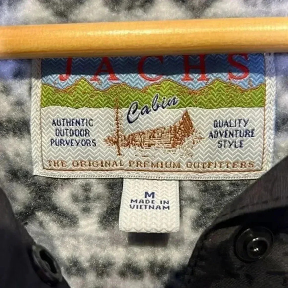 Jach’s Outfitters medium pullover in black and white - Picture 3 of 6